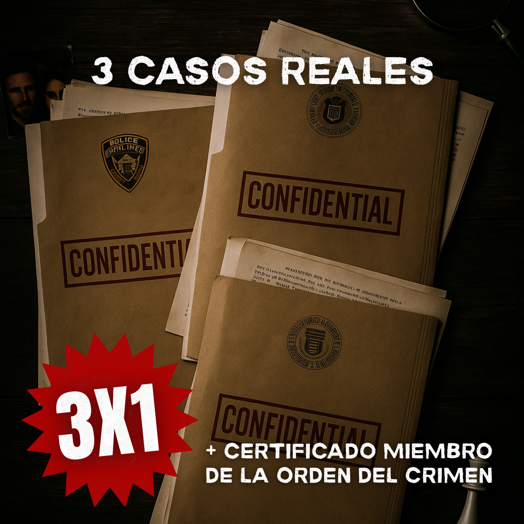 JUEGO DE INVESTIGACIÓN - HOY 3X1 - LLEVATE 3 CASOS REALES
